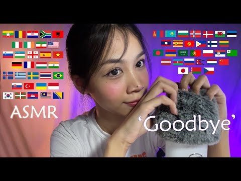 ASMR Say ‘Goodbye’ in 61 Languages 👋🏼 Find Your Language!