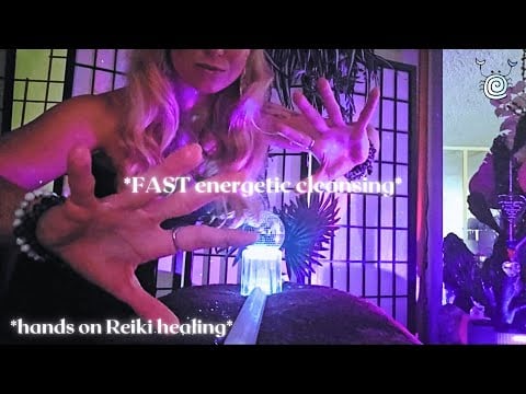 🔥FAST & CHAOTIC🔥ASMR Reiki Hand Movements ONLY | Intense Energy Cleansing with Reiki Master