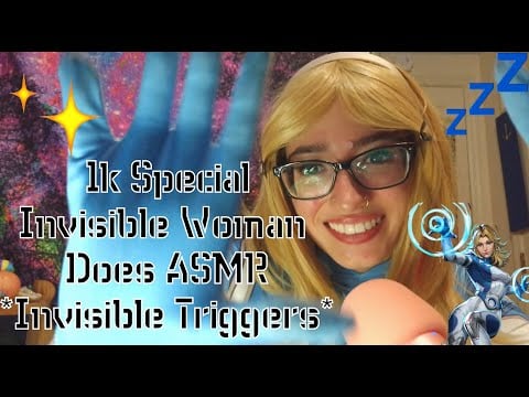 Invisible Woman ASMR|🫧 You Can’t See It… But You’ll Feel It 👁️|1K Special