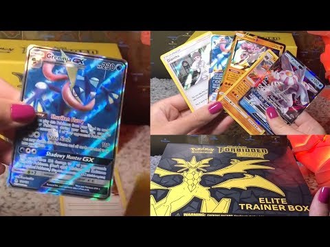 ASMR Pokemon Packs Opening Elite Trainer Box