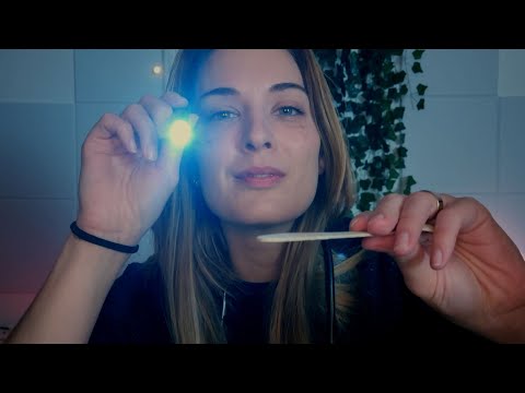 ASMR | Soft Spoken Cranial Nerve Exam For Sleep | Medical Roleplay