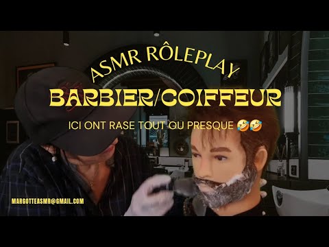 Asmr Français Rôleplay Barbier/coiffeur, à éviter si vous tenez à votre barbe 🤣🤣🤣🤣