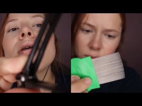 ASMR - Tu AMIGA te busca PIOJOS 🪳(Atención personalizada)