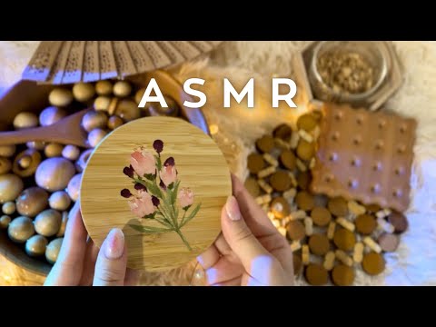ASMR Restful WOOD trigger collection🎄✨(No talking,No mouth sounds)