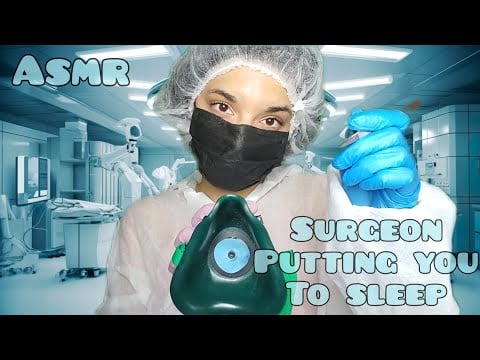 ASMR ◇ Surgeon putting you to sleep (you don't want to) 💫