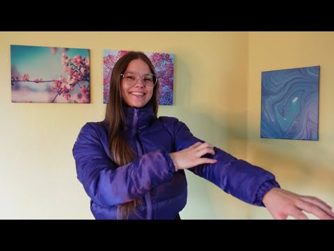 ASMR Fabric Scratching - Puffer Jacket