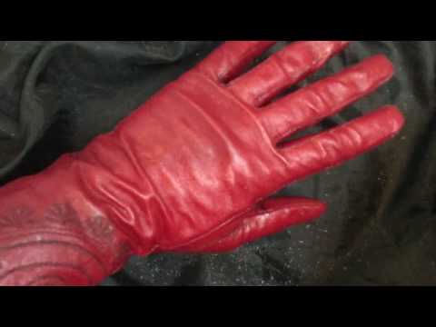 LEATHER GLOVES 🙌 So dirty ..... Make them soft and supple again 🖤  [[ASMR]]