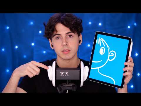 ASMR Ear Inspection and Binaural Massage (3D Sound)