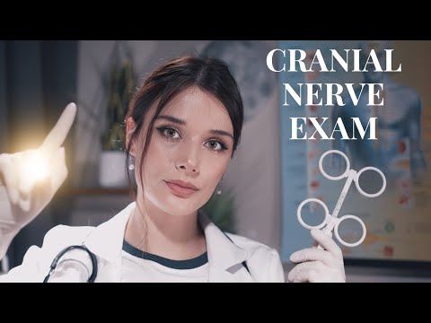 ASMR Cranial Nerve Exam ⚡ - #shorts