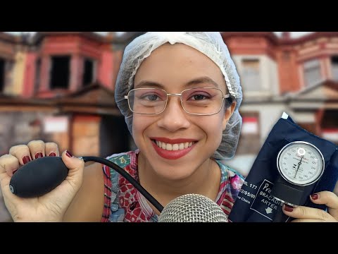 ASMR ROLEPLAY AGENTE DE SAÚDE DE BAIRRO - Aferindo Sua Pressão