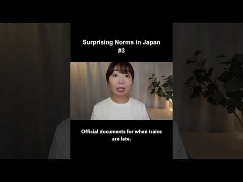 Japan’s Surprising Norms: Train Delay Certificates