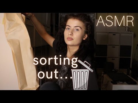 This ASMR video will bore you to sleep 💤😴 🌙 sorting out old papers (paper sounds, soft spoken)