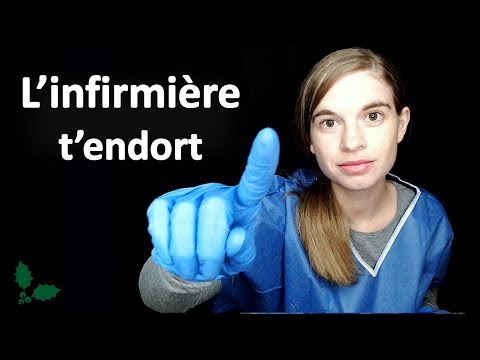 [ASMR français] L'infirmière t'endort avec décompte - Inaudible, mouvements doux - Avent 2019