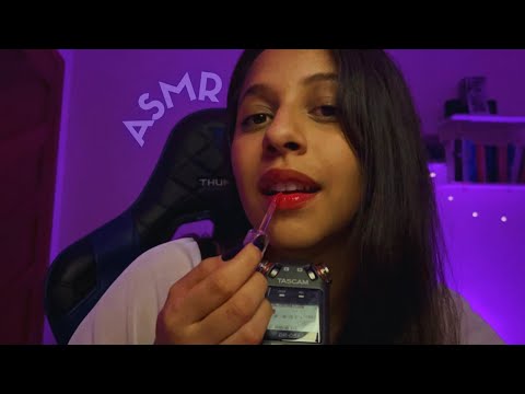 ASMR: sons de boca molhados (gloss)