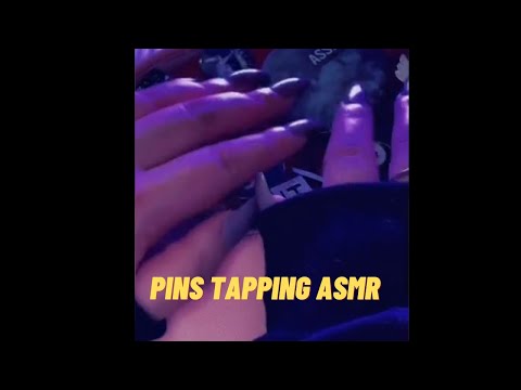 ASMR Pins Tapping and Zipper Sounds #SHORTS