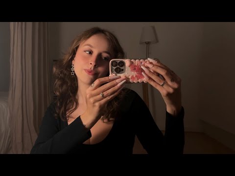 ASMR camera lens taps and scratches with whispers, trigger words and more (including mouth sounds)