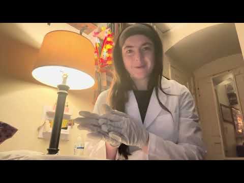 Gynecological Exam (fabric sounds) | ASMR Medical role play 