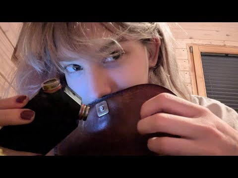 ASMR leather tapping and yapping about Roblox