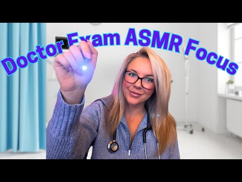 ASMR Physical Exam for Focus - GLOVES, LIGHTS, INSTRUCTIONS