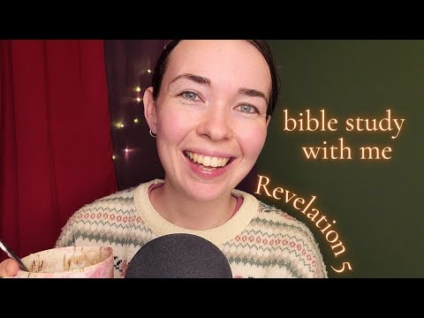 Christian ASMR 🌧️ Revelation 5 Bible Study, Rain Sounds, Whispers 