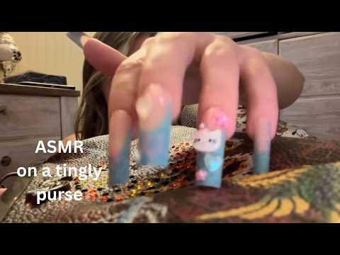 ASMR on a tingly purse
