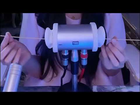 10 Triggers Ear Cleaning ASMR: Feather, Cotton Swabs, Fluffy Ball & Spoon / 2Hr (No Talking)