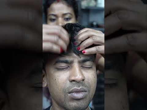 ASMR Indian Head Massage: Traditional Techniques for Ultimate Sleep Relaxation #shorts