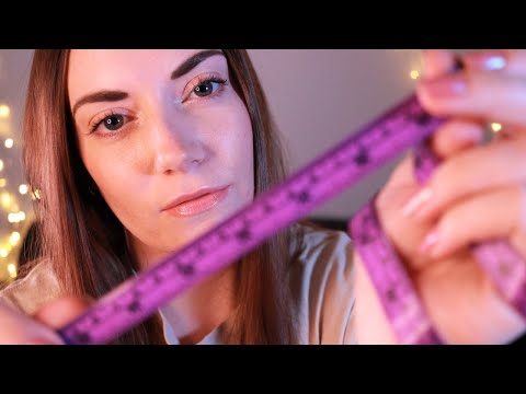 [ASMR] MEASURING YOUR FACE (SOFT SPOKEN ROLEPLAY)