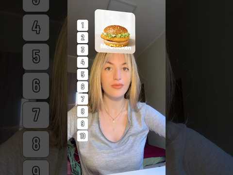 CLASSIFICA MCDONALD 🍔 #asmrvideo