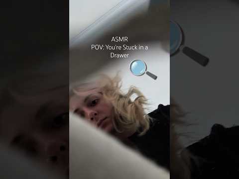 ASMR POV You're Stuck in a Drawer - Real Camera Touching - No Talking #asmr #shorts