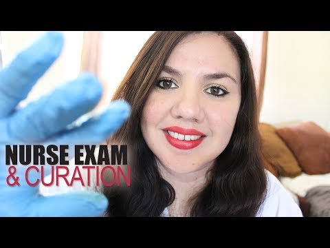 ASMR NURSE EXAM & PATCH UP Role Play | Soft Spoken