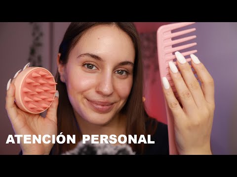 ASMR Jugando con tu pelo (con uñas largas!) - Atención Personal 🌷