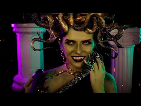 Medusa Entrances You 🐍 | ASMR (hair play, ear to ear, personal attention)