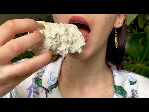 Козье молоко в меловом креме🍚ASMR