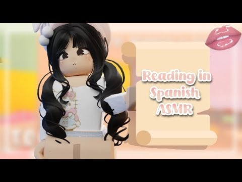 ROBLOX ASMR ★ Reading for you in spanish ♥️ Whispering