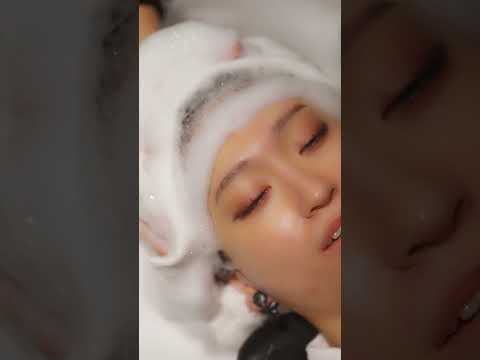 1分で癒やされる🎧究極のシャンプー＆ヘッドスパASMR🫧 #shorts