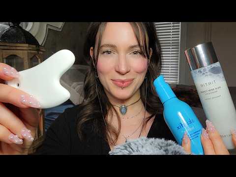 ASMR - Doing My Skincare on You (layered personal attention)