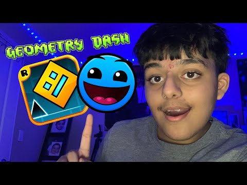 ASMR Playing Geometry Dash