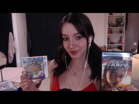 Game Cases ASMR (sticky sounds + rambles)