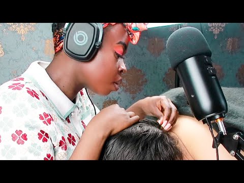 ASMR | CHECKING & SCRATCHING nape of neck