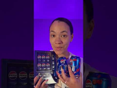 Trying the Pepsi makeup collection from Glamelite #asmr #makeup #shorts