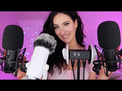 ASMR Microphone Trigger Comparison / Test - 3dio vs Rode vs Blue Yeti