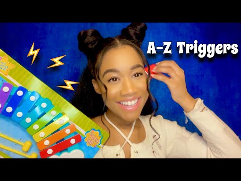 [ASMR] Fast & Aggressive A-Z Triggers(A-Z Triggers)(Trigger Assortment)⚡️⚡️