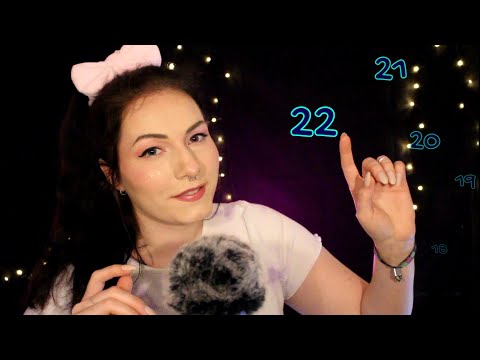 ASMR Countdown from 25 (Dutch & English)  Binaural Whispering