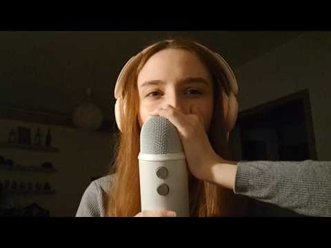 ASMR best clicky mouth sounds with hand movements (no talking)
