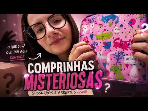 ASMR NOVIDADES PARA O CANAL #asmr #unboxing