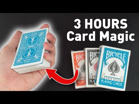 [ASMR] 3 HOURS of CARD MAGIC Tutorials