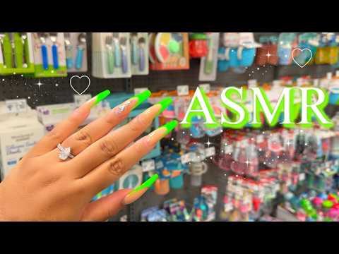 ASMR IN WALMART ♡ | FAST TAPPING FOR TINGLES ♡)