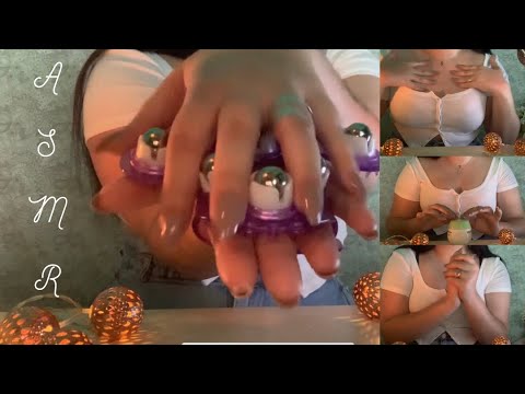 ASMR • "Massage” | Sounds Lotion + Hands + Massager Glove