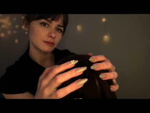 Chalant Friend Scratches Your Scalp while You Fall Asleep (Semi-Inaudible Whispers) [ASMR]